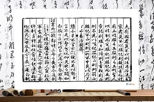 五服图解 元泰定元年杭州路儒学刻本